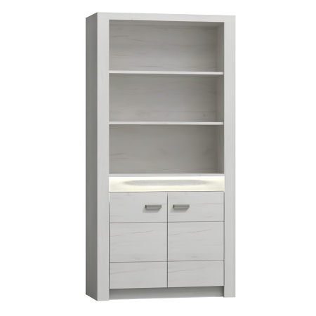 Bucatarie - Vitrină, frasin alb, INFINITY I-05