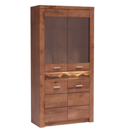 Bucatarie - Vitrină, frasin deschis, INFINITY I-03