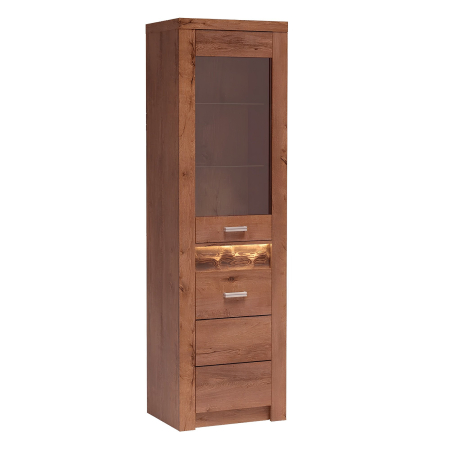 Bucatarie - Vitrină, frasin deschis, INFINITY I-04