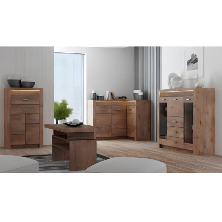 Vitrină, frasin deschis, INFINITY I-05 [2]