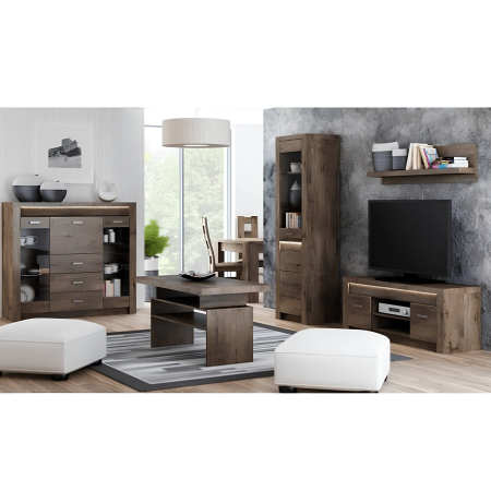 Vitrină, frasin închis, INFINITY I-05 [5]