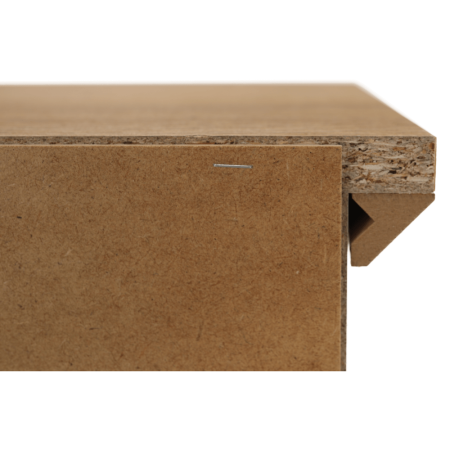 Vitrină MZ4, alb / stejar grand, LEON [14]