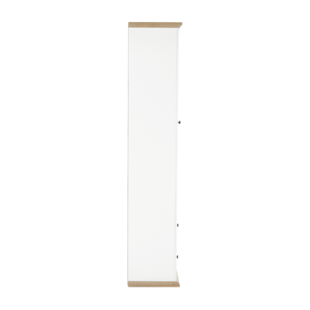 Vitrină MZ4, alb / stejar grand, LEON [4]