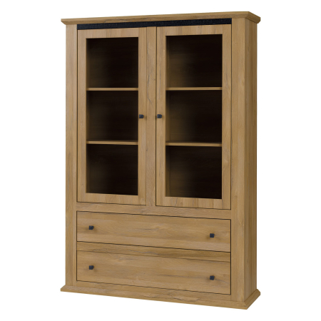 Bucatarie - Vitrină MZ5, stejar grand, LEON