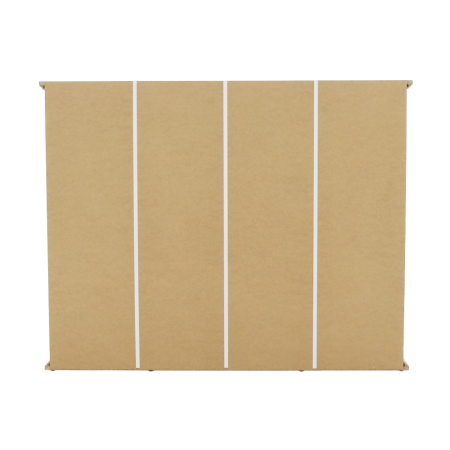 Vitrină MZ6, alb / stejar grand, LEON [1]