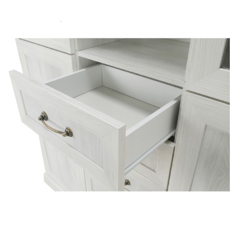 Vitrină, pin nordic/stejar sălbatic, ROYAL W2D [4]