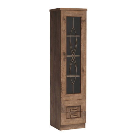 Bucatarie - Vitrină, stejar lefkas, TEDY TYP T10