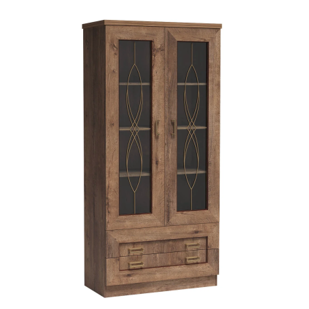 Bucatarie - Vitrină, stejar lefkas, TEDY Typ T8