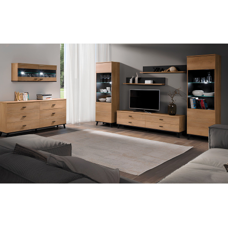 Vitrină suspendabilă, stejar lefkas, SIRAN TYP 9 [1]