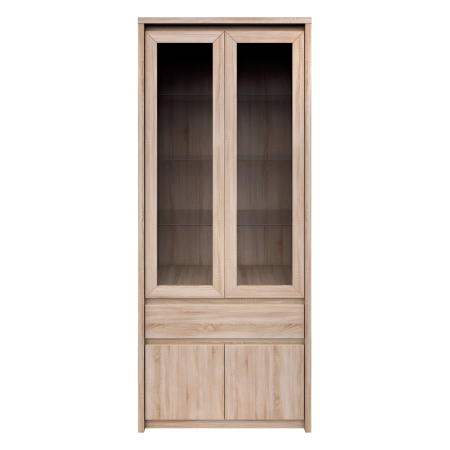 Bucatarie - Vitrină TYP 3, PAL melaminat, stejar sonoma, NORTY