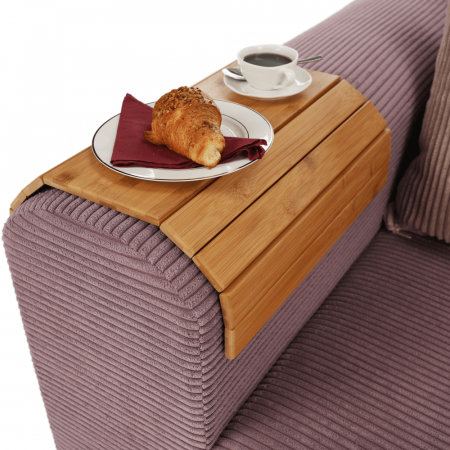 Zonă de depozitare/cotieră flexibilă canapea, bambus, natural, ALTE [11]