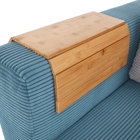 Zonă de depozitare/cotieră flexibilă canapea, bambus, natural, ALTE [1]