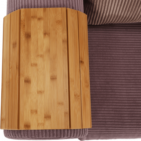 Zonă de depozitare/cotieră flexibilă canapea, bambus, natural, ALTE [9]