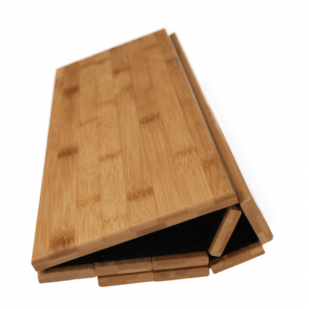 Zonă de depozitare/cotieră flexibilă canapea, bambus, natural, ALTE [8]