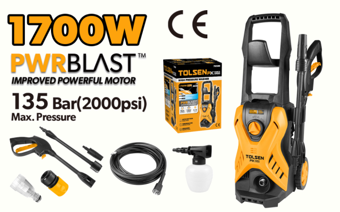 Aparat de spalat cu presiune, 135 bar, 1700 w, PwrBlastX, FX Force Xpress [2]