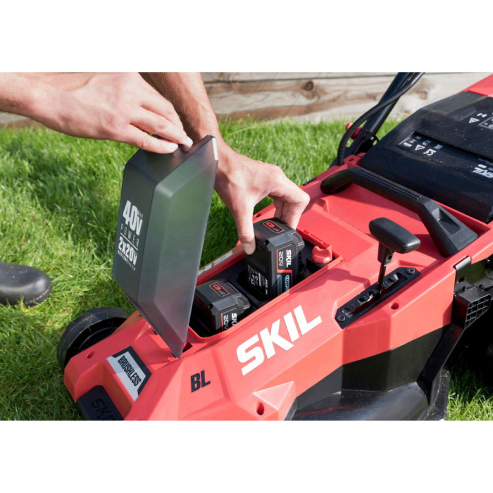 Masina de tuns iarba, SKIL 0140 BA, 43cm, Brushless, cu acumulatori si incarcator [5]