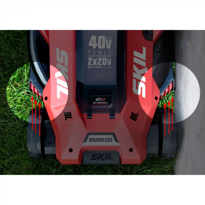 Masina de tuns iarba, SKIL 0140 BA, 43cm, Brushless, cu acumulatori si incarcator [10]