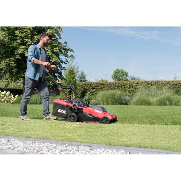 Masina de tuns iarba, SKIL 0140 BA, 43cm, Brushless, cu acumulatori si incarcator [13]