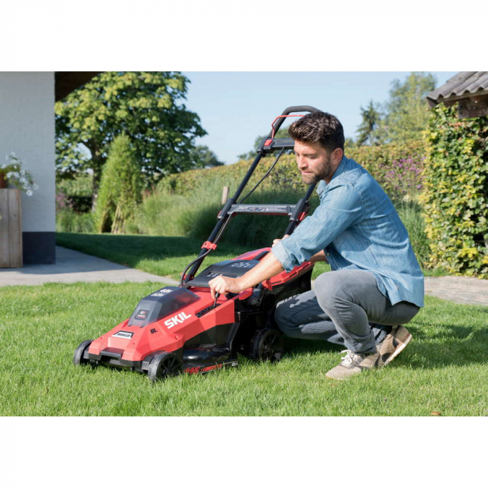 Masina de tuns iarba, SKIL 0140 BA, 43cm, Brushless, cu acumulatori si incarcator [11]
