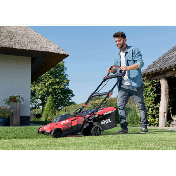 Masina de tuns iarba, SKIL 0140 BA, 43cm, Brushless, cu acumulatori si incarcator [14]