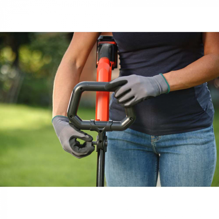 Perie electrica pentru buruieni SKIL 0660 AA, viteza 1500 rpm, 93-126 cm, 1x Accu, incarcator si perie de metal [8]