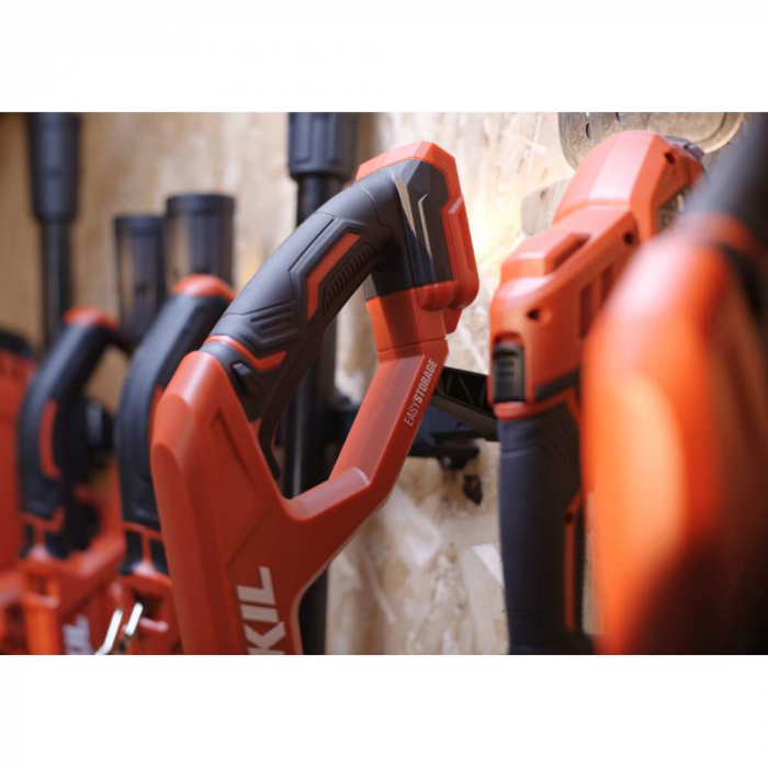 Perie electrica pentru buruieni SKIL 0660 AA, viteza 1500 rpm, 93-126 cm, 1x Accu, incarcator si perie de metal [10]