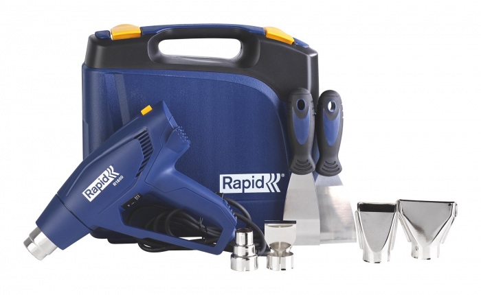 Rapid 5001350, Pistol cu aer cald R1800, 1800 W, debit 250-450 l/min [8]