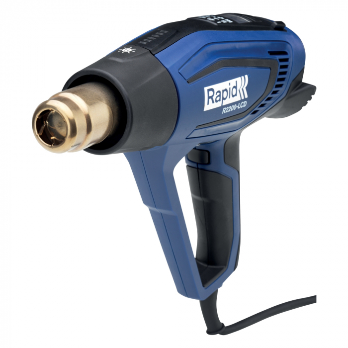 Rapid 5001448, Pistol cu aer cald R2200-LCD, 2200 W, debit 250-500 l/min [11]