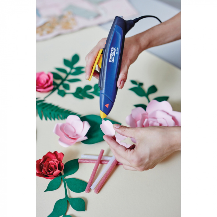 Rapid 5001474, Pistol de lipit GlueGun Rapid Pen EG, arts and crafts, max 80W, functional baghete de 7 mm [3]