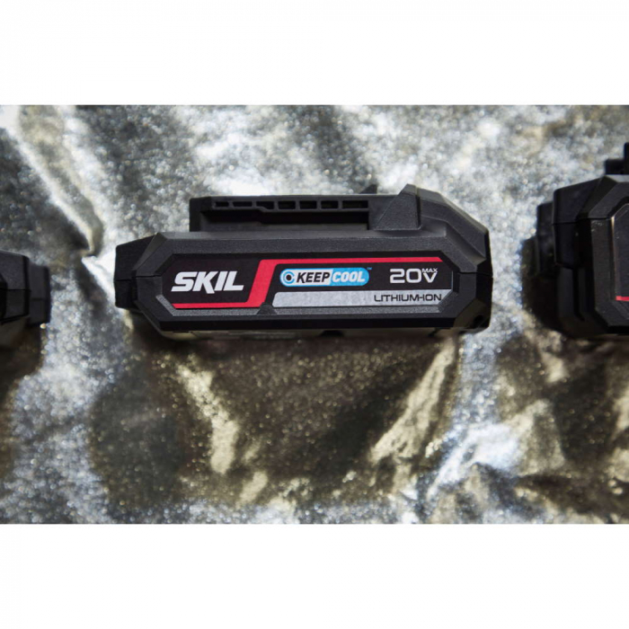 Set incarcator si acumulator SKIL BC1E3111AA, 20V Max“ (18 V) 4.0Ah „Keep Cool“ Li-Ion [6]