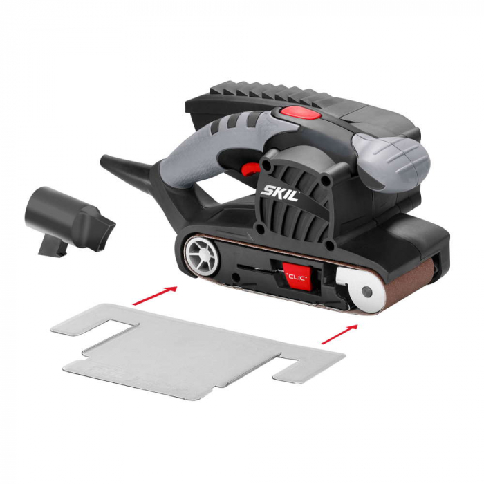 SKIL 1215 AA Slefuitor cu banda, 650W; 76x457mm; 300m/min [5]