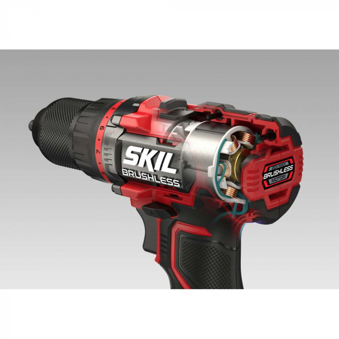SKIL 3060 HA bormasina cu acumulator 0-420/1450 rpm, cuplu maxim 60 Nm, Brushless, 2xAccu, incarcator, geanta [2]