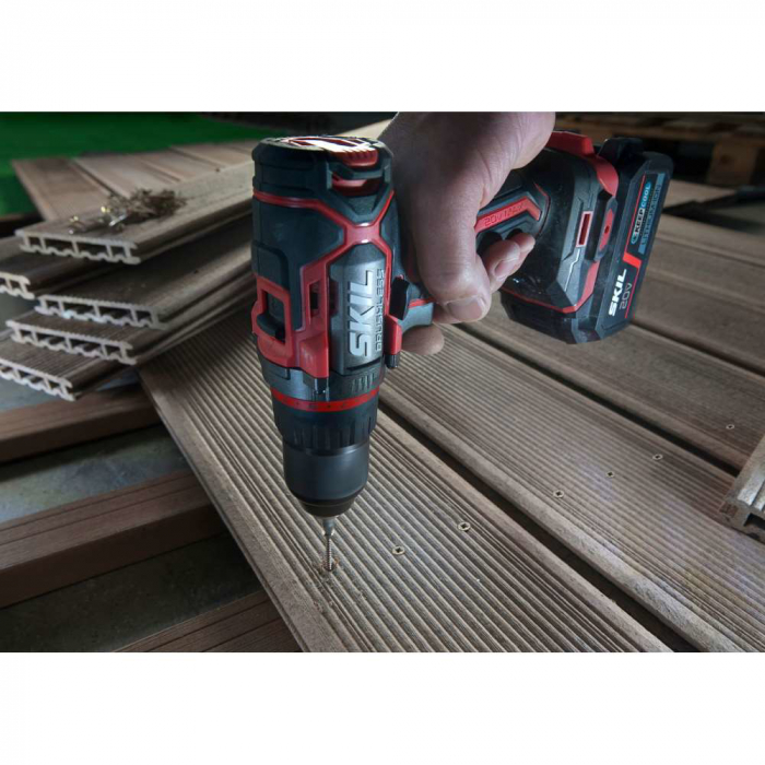 SKIL 3060 HA bormasina cu acumulator 0-420/1450 rpm, cuplu maxim 60 Nm, Brushless, 2xAccu, incarcator, geanta [5]