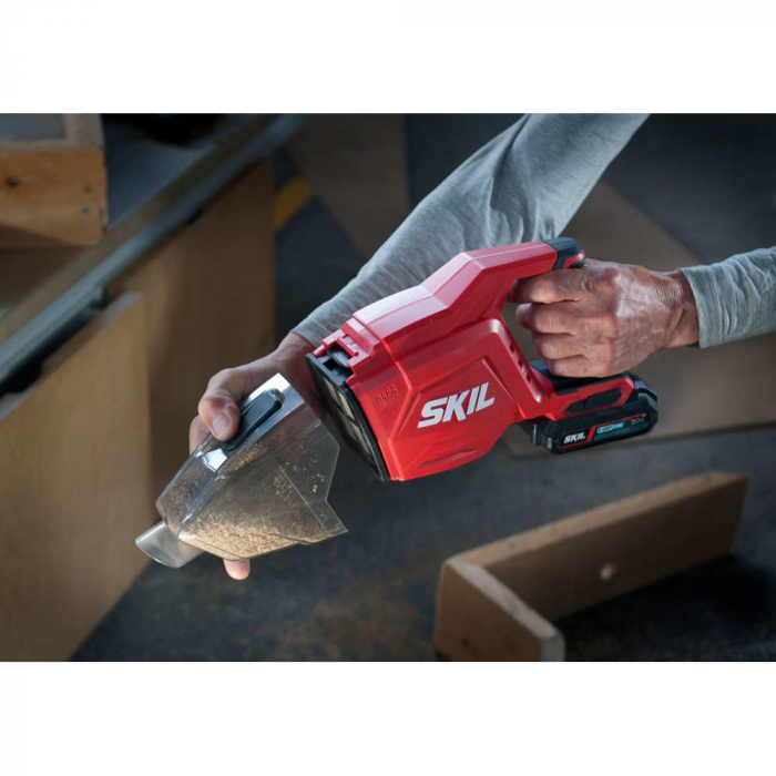SKIL 3158 CA Aspirator de mana, volum rezervor de 0.55 l, 2x accesorii, doar corpul [5]