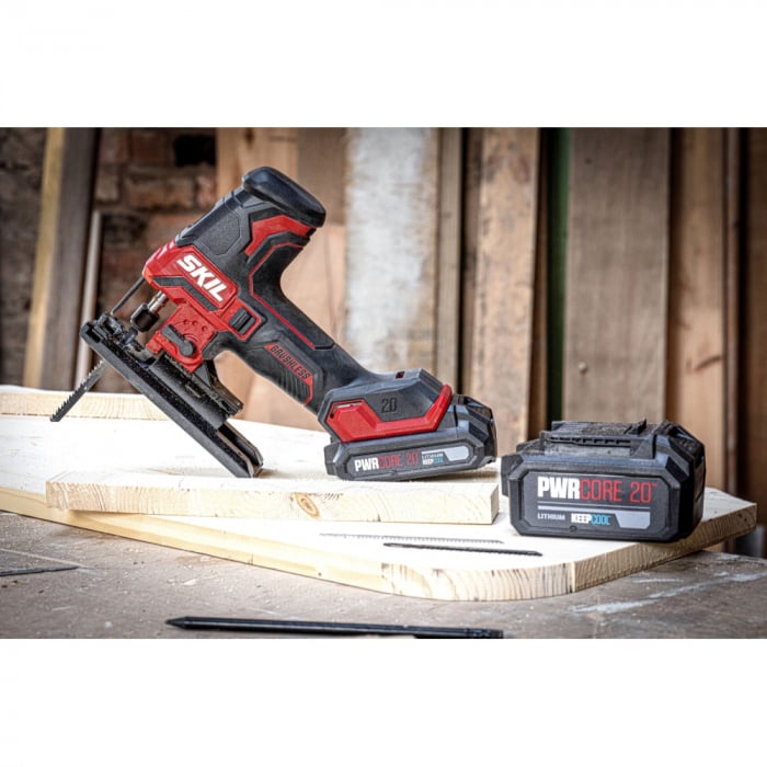 SKIL 3440 JA Pendular cu acumulator, compact Brushless, viteza panza 800-3500 /min, cu accesorii si geanta de transport, doar corpul [2]