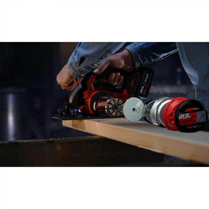 SKIL 3550 DA Circular de mana, Brushless, 5400rpm, 165mm, cu aumulator, geanta si incarcator [9]