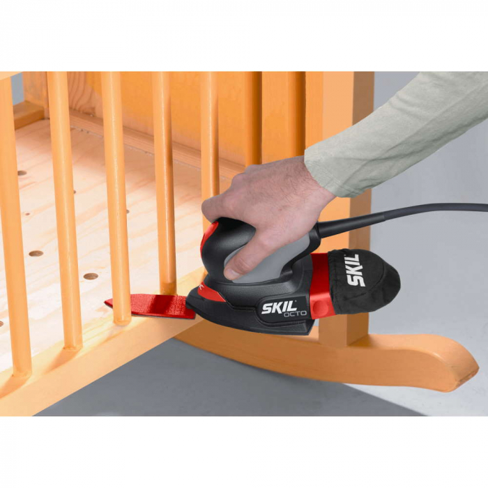 SKIL 7207 AK Slefuitor multifunctional Octo, 100W, 151 x 102 mm, 12 foi + 4 accesorii [4]