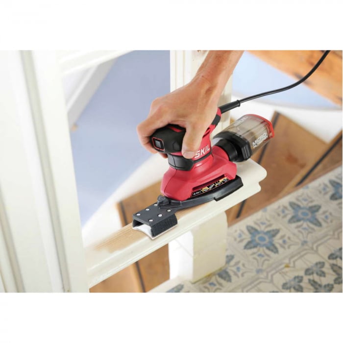 SKIL 7261 AA Slefuitor cu zgomot şi vibraţii reduse, 15x foi de slefuire si 3x accesorii speciale de slefuire [13]