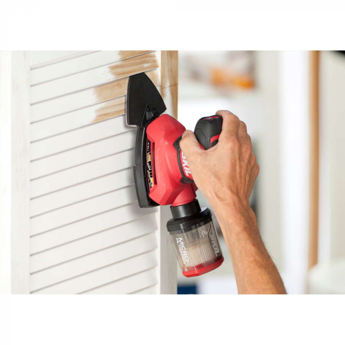 SKIL 7261 AA Slefuitor cu zgomot şi vibraţii reduse, 15x foi de slefuire si 3x accesorii speciale de slefuire [9]
