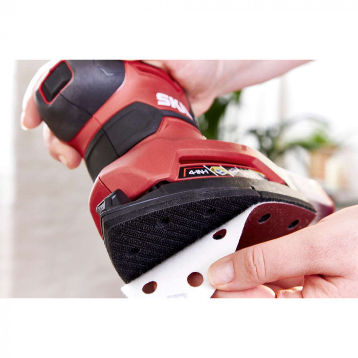 SKIL 7261 AA Slefuitor cu zgomot şi vibraţii reduse, 15x foi de slefuire si 3x accesorii speciale de slefuire [4]