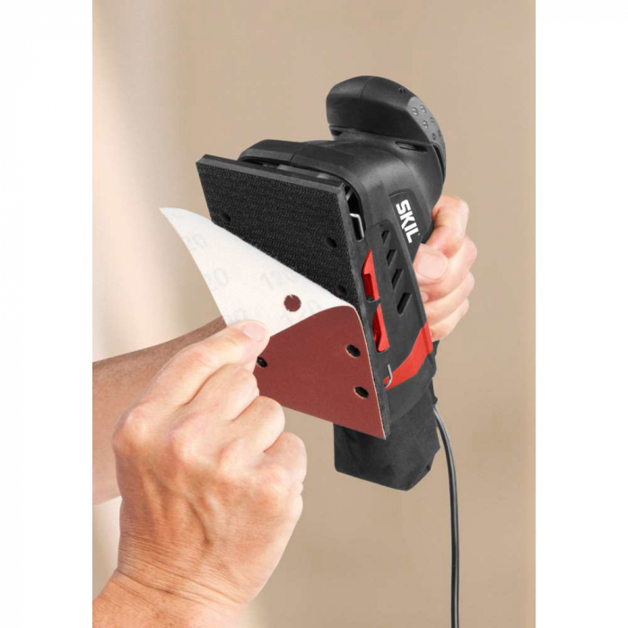 SKIL 7347 AA Slefuitor cu vibratii, 160 W, 2mm miscare slefuire, sac praf, 3 foi de hartie [5]