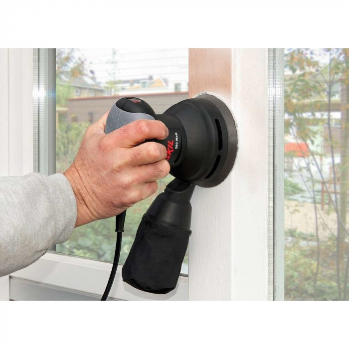 SKIL 7420 AA Slefuitor cu excentric, 280W, 25.000pm, sac praf, 3 foi incluse, disc 125mm [2]