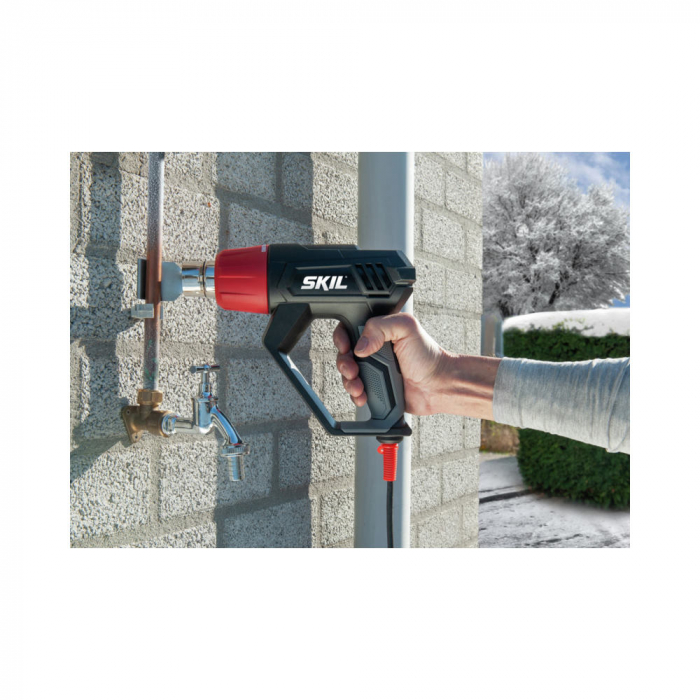 SKIL 8003 FD Pistol cu aer cald, 2000 W, include geanta si 4 accesorii, comutator 4 pozitii, 350/550 l/min, temperatura 70/450/600 grade [4]
