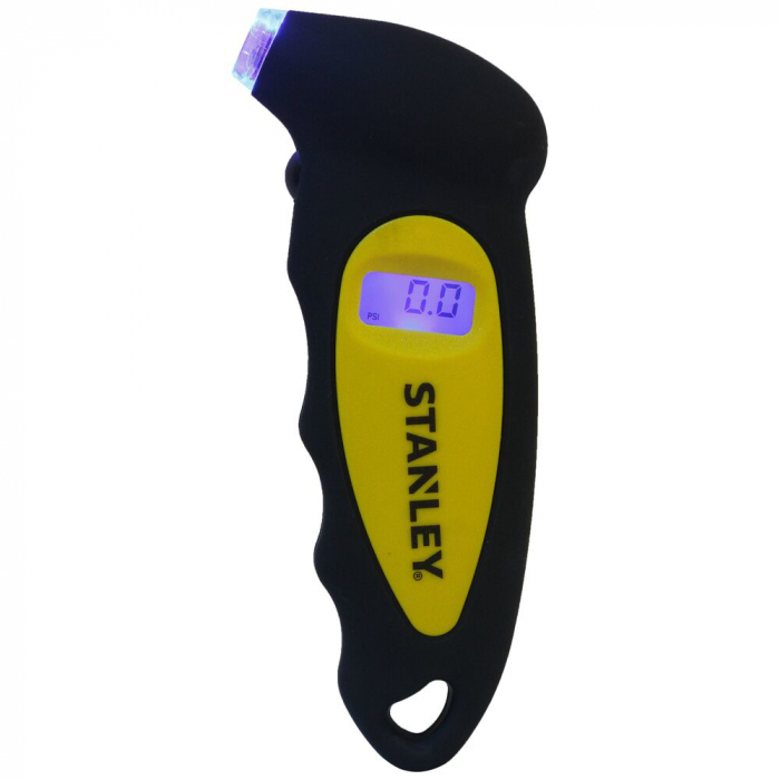 Stanley STHT80874-0, manometru digital presiune anvelope, precizie 0.01, maner ergonomic, psi, bar, kgfcm2 sau kpa, 3-150 PSI, 0.2-10.3 Bar [6]
