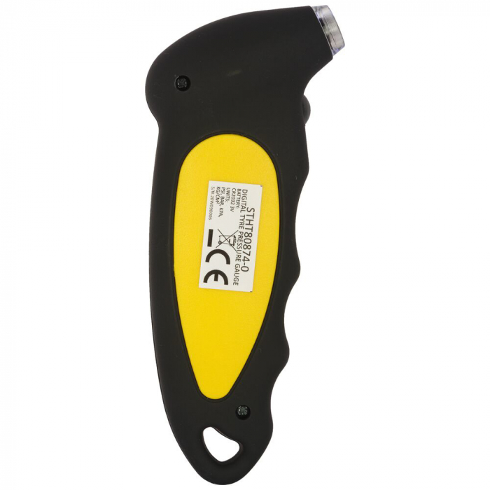 Stanley STHT80874-0, manometru digital presiune anvelope, precizie 0.01, maner ergonomic, psi, bar, kgfcm2 sau kpa, 3-150 PSI, 0.2-10.3 Bar [4]