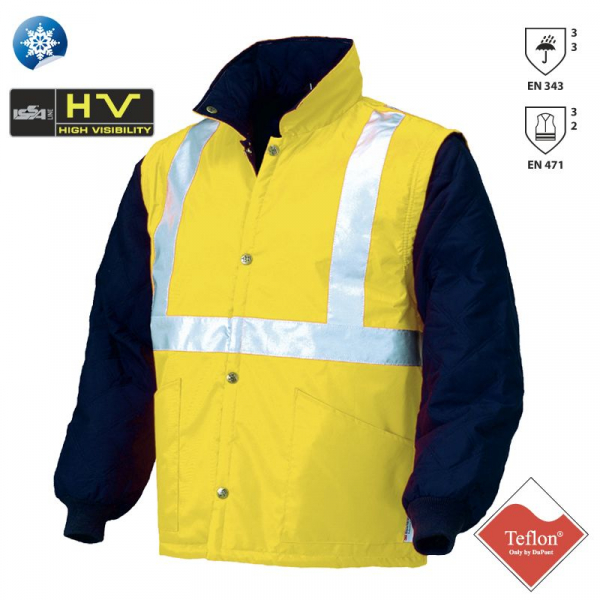 VALDIEZZA  Jachetă 3 în 1 Hi-Viz [2]