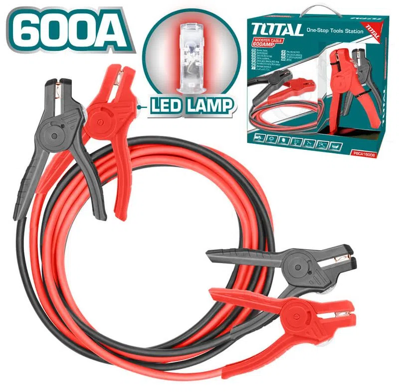 Accesorii auto - Cabluri de pornire 600A - 3m - lampa LED