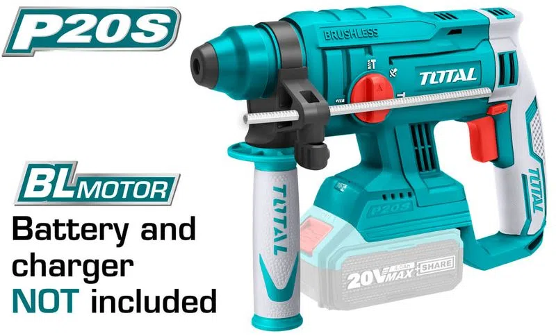 Masini de gaurit si insurubat - Ciocan rotopercutor -2J- Li-Ion - 20V - motor fara perii(INDUSTRIAL)