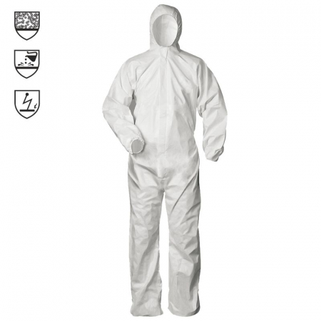Echipamente medicale - Combinezon antichimic Micro polipropilenă multistrat White