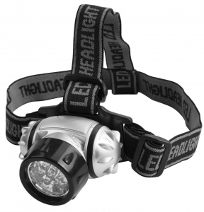 Scule electrice - Lampa pentru cap cu 7 led-uri albe, 50 lumeni, 10 m